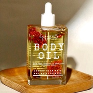 [LOOKMEPRETTY ORGANICA] BODY OIL WITH INFUSED PETAL FLOWERS FOR GLOW MOIST SKIN Body Care Grapeseed 