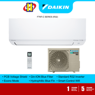 Daikin Air Conditioner (1.0HP-2.5HP) Standard Inverter FTKF-C Series R32 Air-Cond FTKF25C / FTKF35C / FTKF50C / FTKF71C