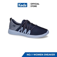 KEDS WF61607 STUDIO LIVELY SHIMMER MESH/NAVY/5 Women's Lace-up Sneakers Blue good