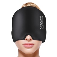 ONLYCARE Migraine Relief Cap, Upgraded Odorless Migraine Ice Head Wrap, Headache Relief Hat for Migr