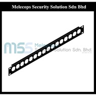 W&H 1U 16 Port Speakon/Mono/Stereo XLR/Chasis Hole Panel