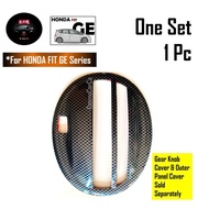 Xuming ฮอนด้าแจ๊ส /Fit GE GE6 GE8 2008-2014เกียร์เปลี่ยนแผงปกภายในคาร์บอนไฟเบอร์ตัดอุปกรณ์เสริมในรถย