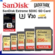 [SG] SanDisk Extreme SDXC SD Card 64GB / 128GB/ 256GB/512GB  R-150MB/s Memory Card SDHC fast speed D