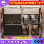 Under Sink Organizer Rack Adjustable Kitchen Storage Rack 2 tier Expandable Shelf Rack Under Sink