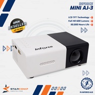 LCD Projector INFORCE Mini AJ3 Portable Projector AJ-3