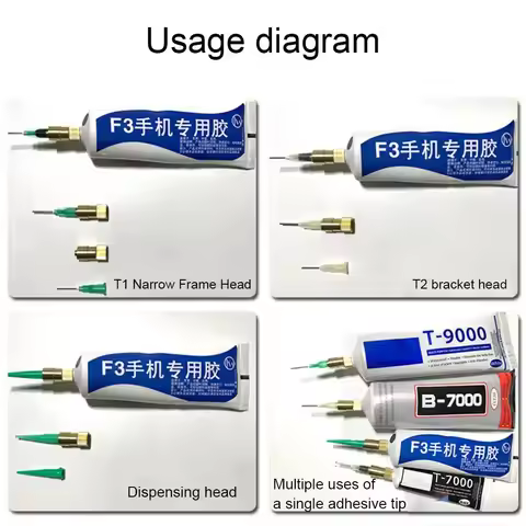 Glueing Adjustable Size Q9 Glue Dispensing Nozzle Liquid Dispenser Glue Outlet Dispensing Needle Ada