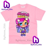 CHILDREN'S CLOTHES AVATAR WORLD GAME CHILDREN'S T-SHIRTS UNISEX CHILDREN'S TOPS GIRLS' CLOTHES PREMI