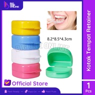 Dental Kotak Retainer Besar, Denture Box Prothesa, Tempat Gigi Palsu