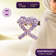 Ozel Ribbon Baby Brooch G36032 Kerongsang &amp; Pin Tudung, Hijab, Baju Kurung, Baju Kebaya, Songkok, untuk Majlis Formal