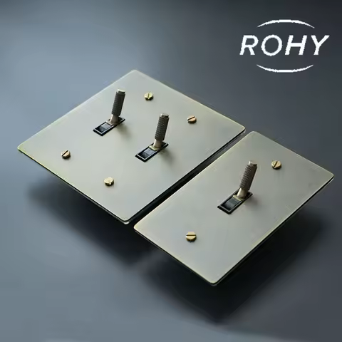 Bronze Brass Panel USA American Standard Toggle Electric 3way Switch UL 110V LED Dimmer Hotel Home G
