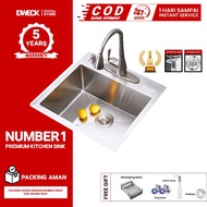 DWECK - Kitchen Sink Stainless Steel Single Hole Kitchen Sink SUS 304