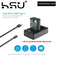 HSU LCD Dual Battery Charger for Canon LP-E6N /E6 /E6NH