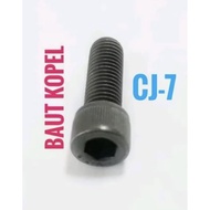 Jeep Cj7 Coupling Bolt, Black Jeep Cj-7 Coupling Joint Bolt, L Key