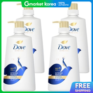 Dove | แชมพูสูตรฟื้นฟูผมเสียอย่างล้ำลึก Intense Repair 680 มล. × 4