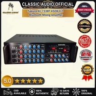 Sakura AV-733BT 450W X 2 Bluetooth Mixing Amplifier classic Audio  official (original )