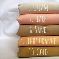 Tudung Bawal Crepe harga borong