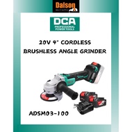 DCA 20V 4" CORDLESS BRUSHLESS ANGLE GRINDER - ADSM03-100