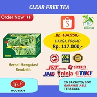 Woo Tekh Clear Free Tea - Teh Herbal - Melancarkan Bab - Mengatasi