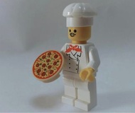 Lego Minifigs Chef & Pizza 廚師連簿餅