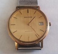 SANDOZ AUTOMATIC INCABLOC 男裝古董手錶/70年代瑞士製造/自動機械錶
