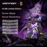【MLBB  Edition】Vention CCC Certification PowerBank 20000mAh 22.5W Fast Charger Portable Built-in USB