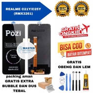 Lcd Touchscreen REALME C21Y / C25Y ( RMX3261) Original Free Glue + Screwdriver Original Pozi/