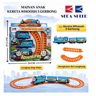 Whoosh Adventure 3 Gate Train Children's Toy, free 1 set of rails (999c)