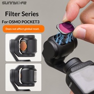 Sunnylife适用于DJI OSMO POCKET 3磁吸滤镜