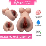 Lepass 2 In 1 Mini Sex Doll Realistic Vagina Male Masturbator Anus Sex Adult toys For men