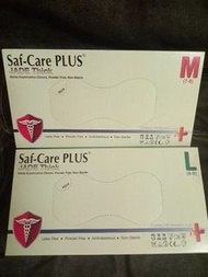 Saf-Care PLUS, Jude Thick Gloves，藍色防敏感即棄手套