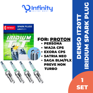 DENSO Iridium Power IT20TT Spark Plug For Proton Saga BLM/FLX /Exora/ Persona/ Satria Neo / Preve/ W