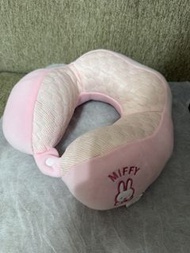 Miffy 粉色旅行頸枕（搭飛機可用）