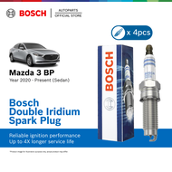 Bosch Double Iridium Spark Plug for Mazda 3 Sedan BP 4th Gen (4 Pcs/Set) VR7NII33X