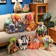 Italian Brainrot Animals Ballerina Cappuccina Pillow Boneca Ambalabu Doll Orcalero Orcala Cushion Ca