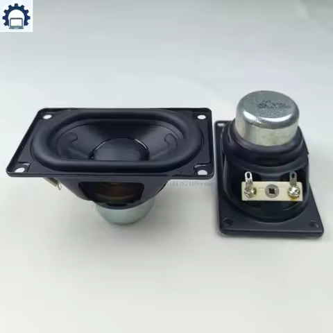 ZJ-2Pcs Mini Speaker Audio 4 Ohm 20W Rectangle Full Range Loudspeaker DIY Portable Bluetooth Speaker