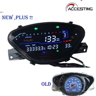 เครื่องวัดความเร็วมอเตอร์ไซด์เกจแบบดิจิตอลเหมาะกับ Kymco Visar Zanella ZB110 XB110สำหรับ Mirage110 C