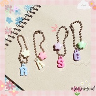 GANTUNGAN KEYCHAIN BEAD INITIAL LETTER MIX BEAD KEYCHAIN PEPPER SEED BEAD INITIAL LETTER