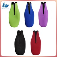 [gouyu77.vn] Beer Bottle Insulator Sleeve Keep Drink Cold,Zip-Up Bottle Jackets,Beer Bottle Cooler S