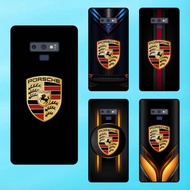 Samsung Note 9 Black Bezel Phone Case Porsche Brand