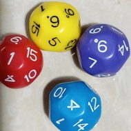 1-16-Sided Digital Color Dice Lottery Station Board Game Commonly Used Sieve