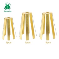Kesoto 5Pcs Universal Brass Golf Shaft Adapter Shims for Workshop Golf Club Assembly Tools Ball Head