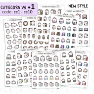 Cutiecorn v2 Stickers 1 Cc1 Cc2 Cc3 Cc4 Cc5 Cc6 Cc7 Cc8 Cc9 Cc10 designed by StickersAndDoodles