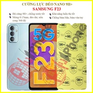 Clear or matte nano flexible tempered film for Samsung F23