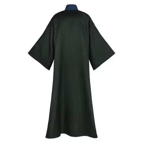 AIAI 2025Adult Lord Voldemort Movie Cosplay Costume Mask Wand Halloween Cloak Dark Green Party Robe 