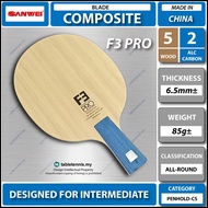 Sanwei F3 Pro Composite Carbon Table Tennis Blade Paddel Bat Racket Ping Pong Penhold-CS