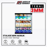 Etalase Mini Akrilik / Rak Display Warung