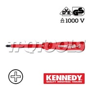 Vde Cross-Head Screwdriver NO.0*75mm.for Electrician Work General Technicians VDE1000V(AC) 1500V(DC)