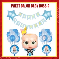 BABY BOSS G Balloon Package Baby Boss Birthday Decoration/