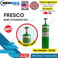 FRESCO Refrigerant Gas R22 (900g) – Baby Cylinder  *WITHIN SARAWAK ONLY*