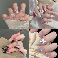 Press On Nails 24pcs False Nails Nail Art Nail Art Press On Nails Handmade Nail Press On